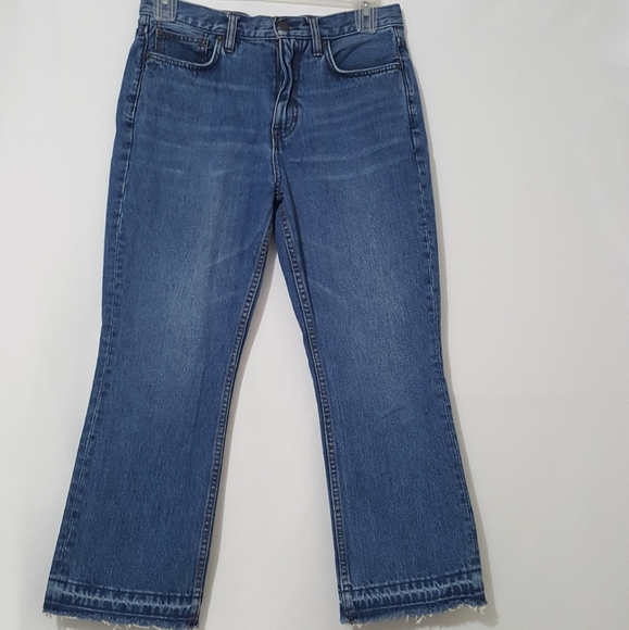 Free people Chelsea cropped jeans  size 28 - Picture 2 of 13